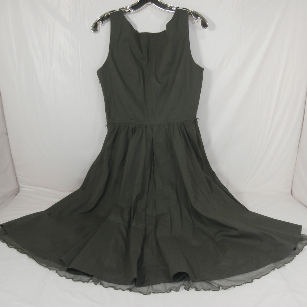 IDEOLOGY Size 14 Green Women's Sleeveless Dress - Picture 2 of 2